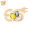 220V 22mm Yellow LED Light | Domed Head | Nickel-Plated Brass | Pin Terminal | IP67